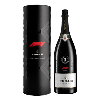 Игристое вино Ferrari Brut Formula-1 Limited Edition Jeroboam gift box  3000 мл