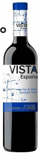 Вино Capel Vinos  Vista Espana Rosso  red semi sweet  750 мл