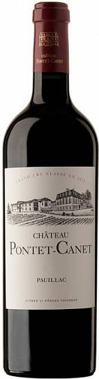 Вино Chateau Pontet-Canet Pauillac AOC 5-me Grand Cru Classe  2008 750 мл