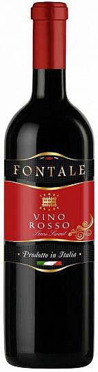 Вино Fontale Rosso Semidulce  750 мл