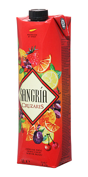 Напиток винный  Sangria  Cruzares   Сангрия   Крузарес  1000 мл