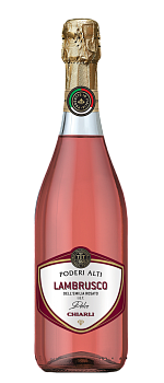 Игристое вино Lambrusco dell'Emilia Rosato Poderi Alti  2021 750 мл