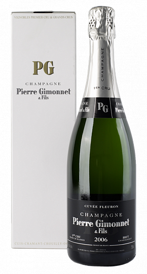 Шампанское Gimonnet Fleuron Premier Cru  gift box Флерон Премье Кр