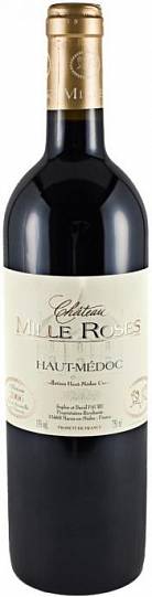 Вино Chateau Mille Roses  Haut-Medoc AOC  2016 750 мл