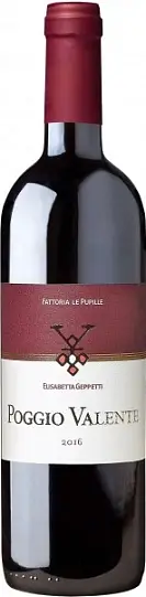 Вино Fattoria Le Pupille Poggio Valente Rosso Toscana IGT  2020  750 мл 