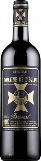 Вино Chateau du Domaine de l'Eglise  Pomerol AOC    2014  1500 мл 12,5%