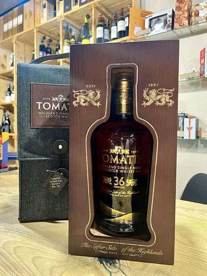 Виски Tomatin 36 years gift in box 700 мл