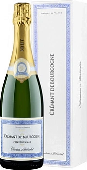 Игристое вино Chartron et Trebuchet Crémant de Bourgogne Brut Chardonnay АОС  gift box   750 мл