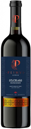 Вино Peshvi Mukuzani  Пешви Мукузани   красное сухое  750 м