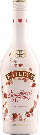 Ликер Baileys   Strawberry & Cream  Бэйлис  Клубника & Сливки   7