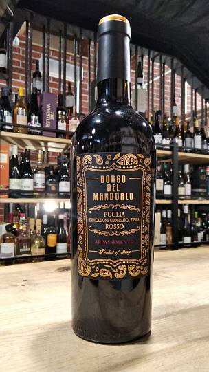 Вино Borgo del Mandorlo   Rosso Appassimento Puglia IGT  2021 750 мл  14,5 %