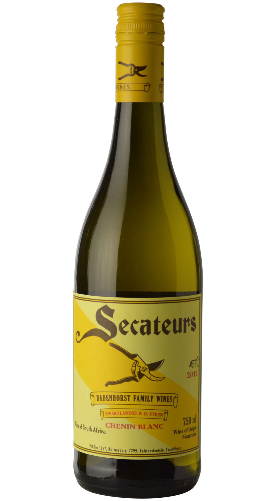 Вино Badenhorst Family Wines Secateurs Swartland WO Blanc  2022  750 мл