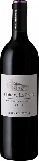 Вино Nicolas Thienpont  Chateau La Prade  Francs-Cotes de Bordeaux AOC  Николя 