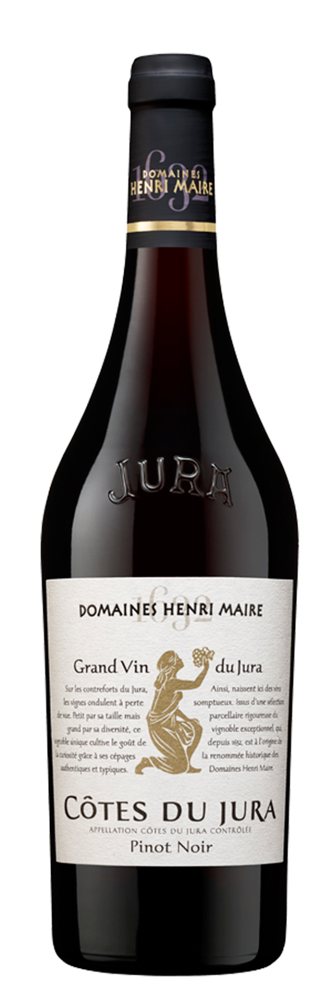 Вино Domaines Henri Maire  Côtes du jura pinot noir   2018 750 мл