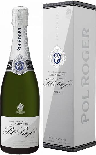 Шампанское  Pol Roger   Pure Extra Brut gift box   750 мл