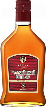 Коньяк Российский Коньяк  5-летний  КВКЗ 250 мл