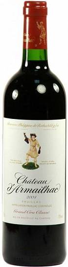 Вино Chateau d'Armailhac Pauillac AOC 5-me Grand Cru Classe   2004 750 мл 12,5%
