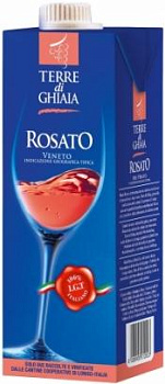 Вино Rosato Terre di Ghiaia IGT  Tetra Pak    1000 мл