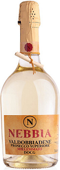 Игристое вино Nebbia Valdobbiadene Prosecco Superiore Millesimato    750 мл