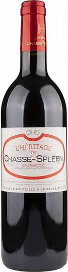 Вино L'Heritage de Chasse-Spleen Haut-Medoc AOC Л'Эритаж де Шасс-Спли