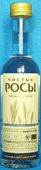 Органик-водка Чистые Росы из ржаного зерна  40%   50 мл