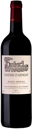 Вино Chateau d'Arvigny Haut-Medoc AOC Cru Bourgeois   2019 750 мл 13,5%