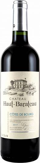 Вино Chаteau Haut-Barateau  Cotes de Bourg AOC   2017 750 мл