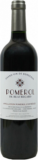 Вино Chateau Beauregard AOC Pomerol dry red 2017 750 мл