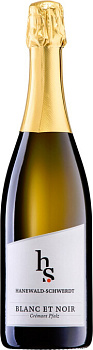 Игристое вино Hanewald-Schwerdt  Blanc et Noir Brut Cremant Pfalz    750 мл