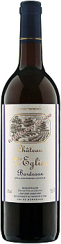 Вино Chateau l'Eglise  Bordeaux AOC 2016 750 мл 14%