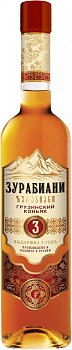 Коньяк  Zurabiani  3 Years Old   500 мл