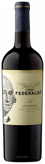 Вино  The  Federalist   Lodi Zinfandel   2019 750 мл