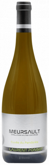 Вино Laurent Ponsot Meursault Cuvée du Pandorea Лоран Понсо Мерсо Кю