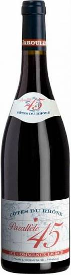Вино Paul Jaboulet Aine Parallele 45 Rouge  Cotes du Rhone  2018 750 мл