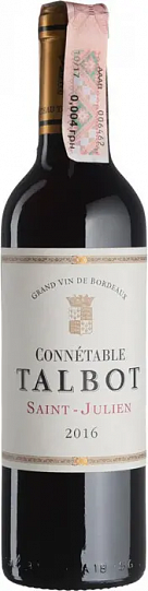 Вино  Connetable de Talbot Коннетабль де Тальбо 2016  375 мл  13,5