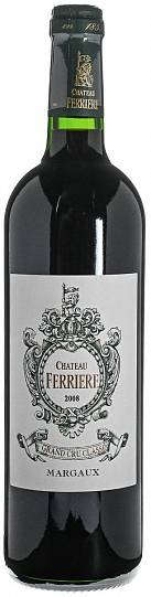 Вино Chateau Ferriere Margaux    2014  750 мл