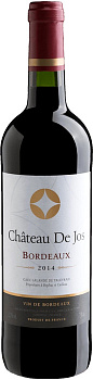 Вино Chateau de Jos Bordeaux AOC 2014 750 мл