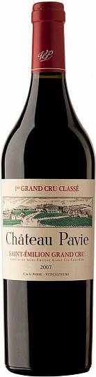 Вино Chateau Pavie  Saint Emilion AOC 1-er Grand Cru Classe   2007  750 мл