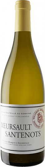 Вино Domaine Marquis d'Angerville  Meursault-Santenots AOC  2020 750 мл  12,5%