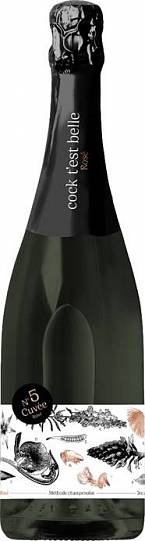 Игристое вино  Cock t'est belle.Pinot noir and chardonnay  Cuvee №5 rose   7