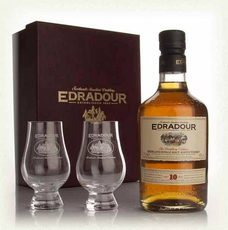 Виски Edradour 10 Years Old gift box  700 мл