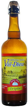 Пиво Val-Dieu  Triple Валь-Дье  Трипль стекло 750 мл