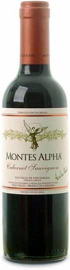 Вино Montes  "Alpha" Cabernet Sauvignon  2013  375мл