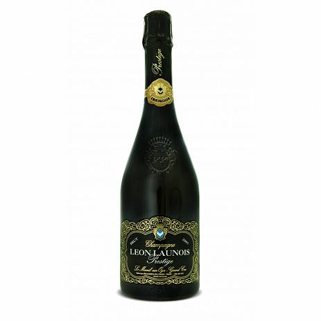 Шампанское Leon Launois  Grand Cru Le Menil Vintazh blan de blan brut gift box 