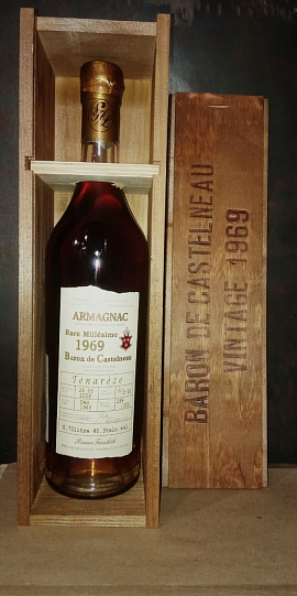 Арманьяк Armagnac Baron de Castelneau Vintage 1969   700 мл