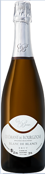 Игристое вино Blanc de Blancs Cremant de Bourgogne AOC Brut Cave de Bissey 750 мл