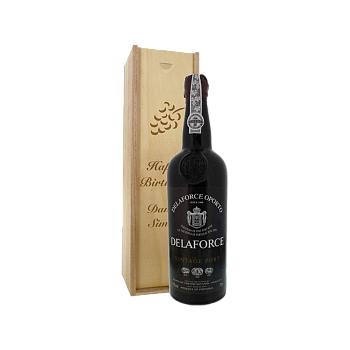 Портвейн  Delaforce Vintage Port  Делафорс  Винтаж Порт 2000 в подарочной упаковке  750  мл