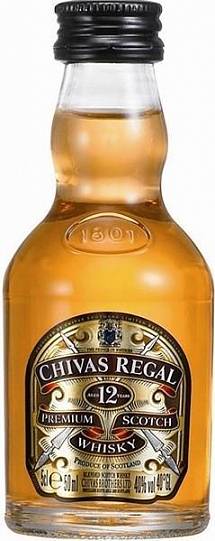Виски  Chivas Regal  12 years  50 мл