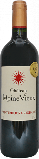 Вино  Chateau Moine Vieux Saint-Emilion Grand Cru  Шато Муан Вье 2014   750