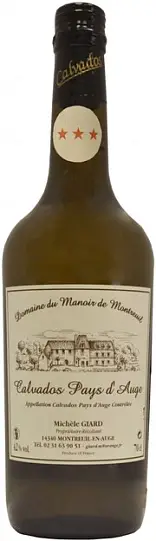 Кальвадос   Domaine du Manoir de Montreuil" Calvados Pays d'Auge 3 Ans 700 